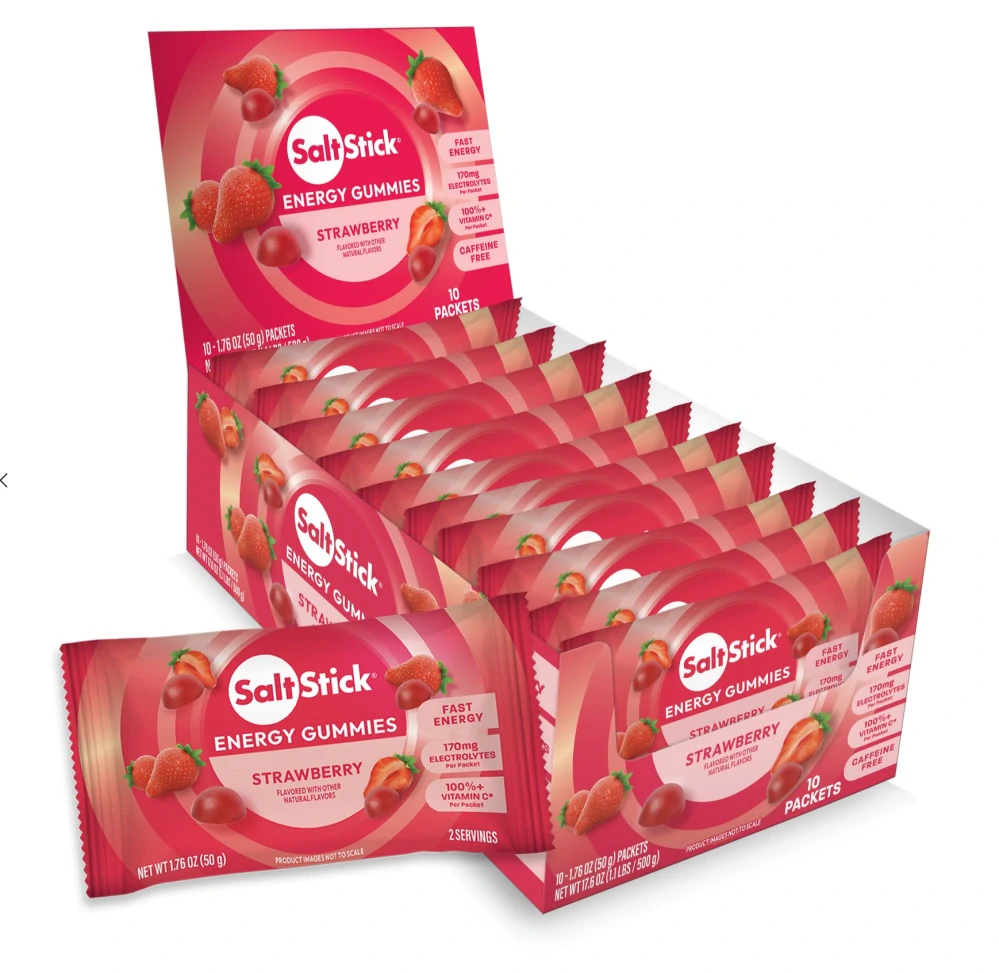 Energy gums jahoda 10 sáčk.